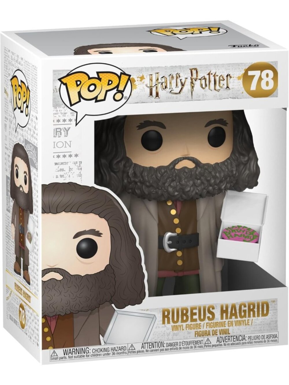 Collectible Hagrid with Cake Funko Pop! Figure - 6" Multicolor Wizard Decor